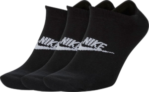 3 paar Nike sneakersokken no show sokken SK0111 Zwart