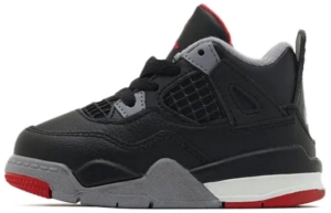 Air Jordan 4 Retro ‘Bred Reimagined’ TD . Wit