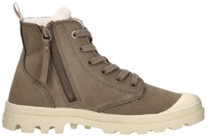 Palladium Pampa Hi Zip WL Wandelschoenen Dames Bruin
