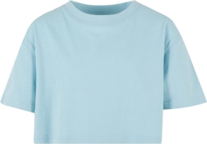 Urban Classics Short Kimono Crop top Kids 122/128 Blauw