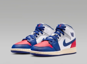 Nike Air Jordan 1 Mid Junior Sneakers Wit