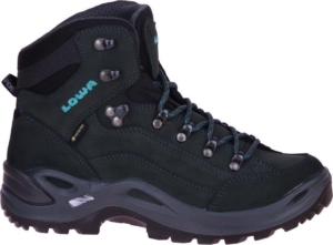 Lowa Renegade GTX® Mid Ws Wandelschoenen Dames Asphalt 37 Turquoise