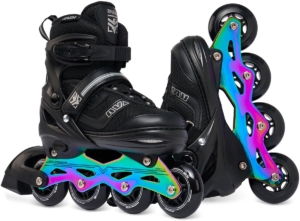 RAVEN Drill Neo Chrome Verstelbare Skeelers 30-33 Zwart