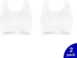 O’Neill 4-Pack Dames Sporttop Onzichtbaar Katoen Dames – S 809001 Wit