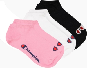 3 paar Champion sneakersokken 46 Unisex sneaker korte sokken Roze