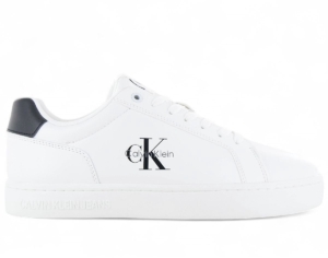 Calvin Klein Classic Cupsole Mono Lth Wit