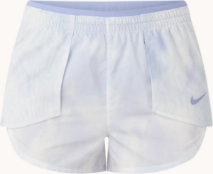 Nike High waist straight fit hardloopshorts met Dri-FIT Paars