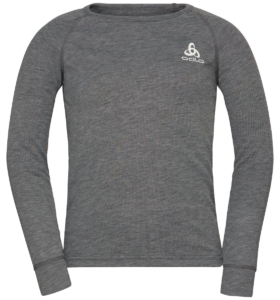 Odlo Y BL TOP Crew neck l_s ACTIVE Grijs