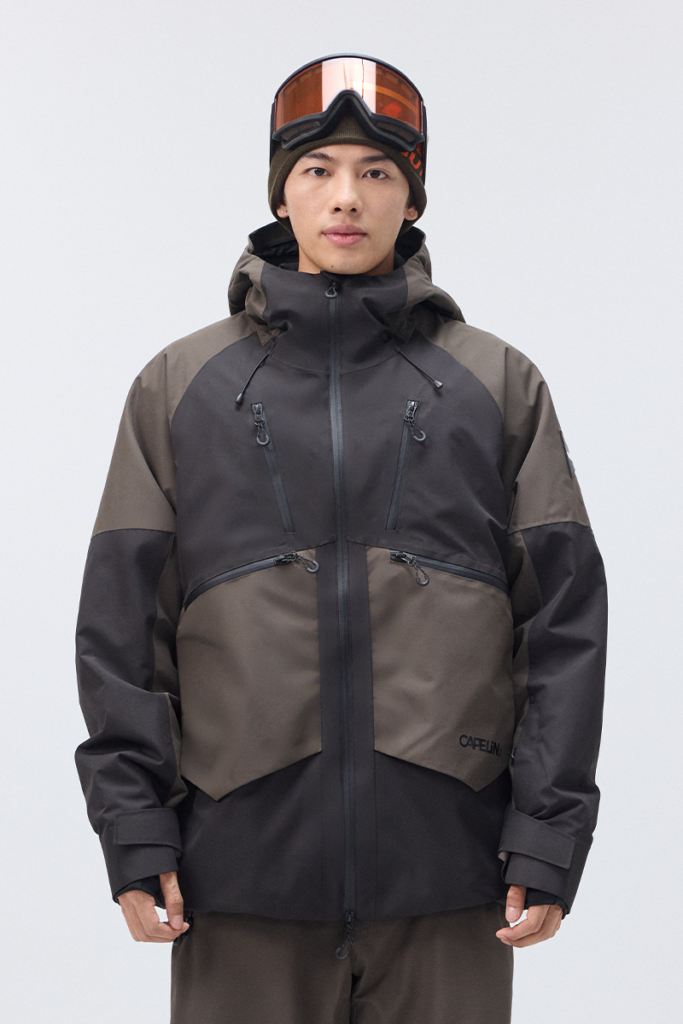 Saturn Unisex Snowboard Jacket Zwart