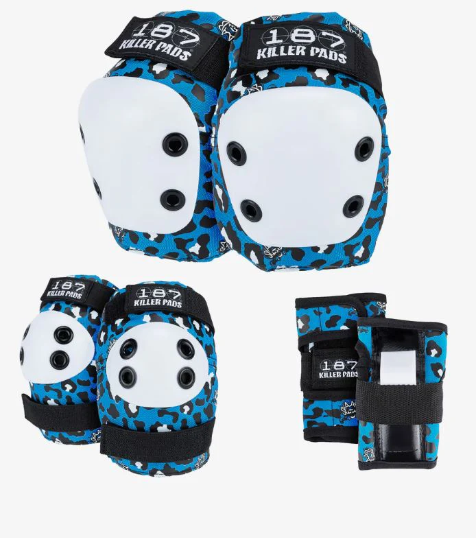 187 Killer Pads – Six pack Junior Staab – Beschermset Blauw