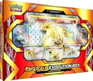 2017 Pokemon TCG Break Evolution Box Featuring Arcanine