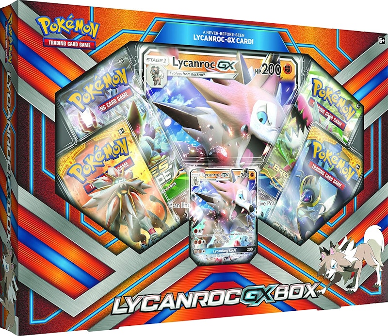2017 Pokemon TCG Lycanroc GX Box