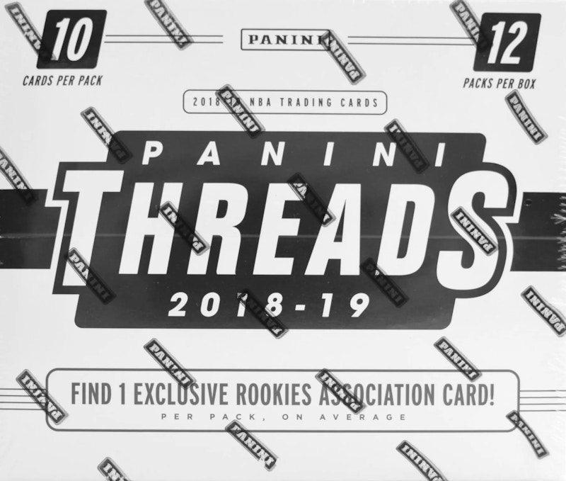 2018-19 Panini Threads Basketball Factory Sealed Fat Pack Box