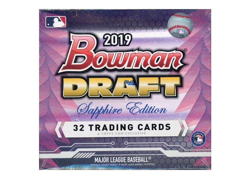 2019 Bowman Draft Baseball Sapphire Edition Box