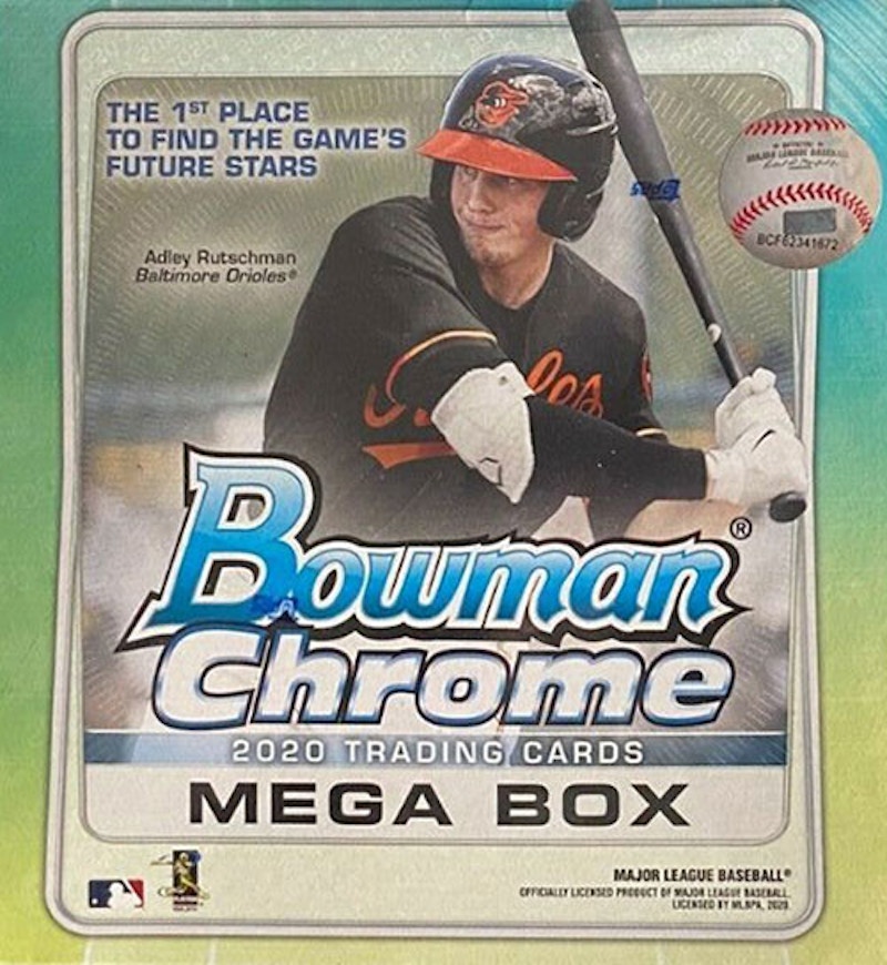 2020 Bowman Chrome Baseball Mega Box