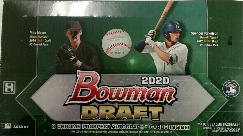 2020 Bowman Draft Baseball Jumbo Box