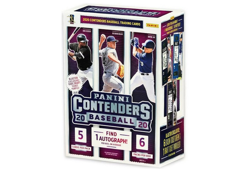2020 Panini Contenders Baseball Blaster Box
