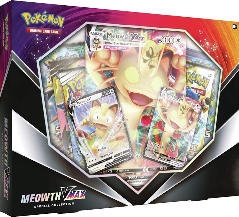 2020 Pokemon TCG Meowth VMAX Special Collection