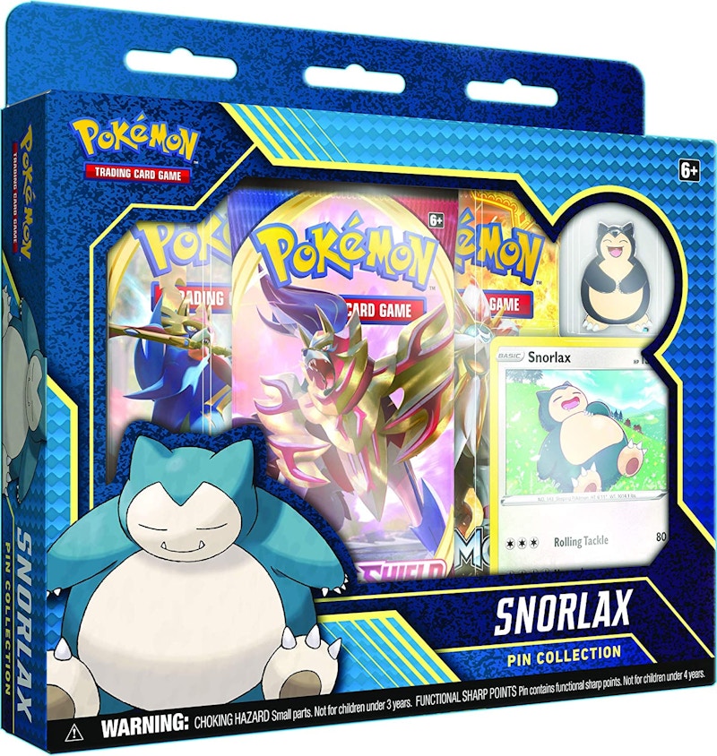 2020 Pokemon TCG Snorlax Pin Collection