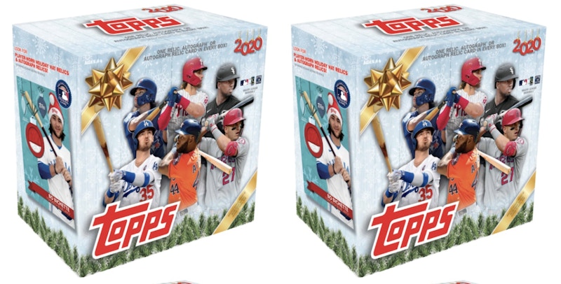 2020 Topps Holiday Baseball Box 2x Lot