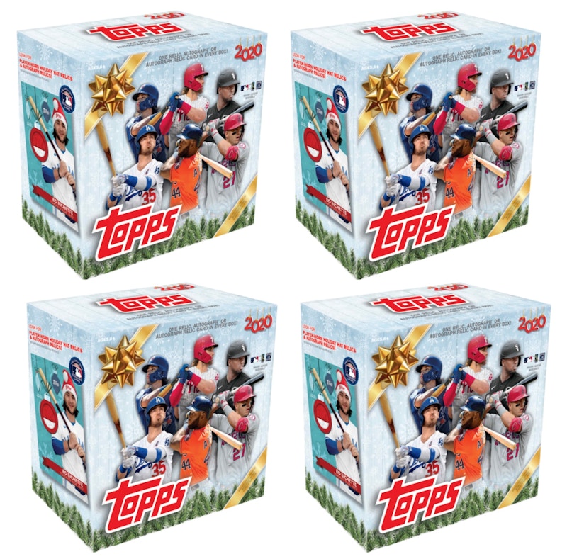2020 Topps Holiday Baseball Box 4x Lot