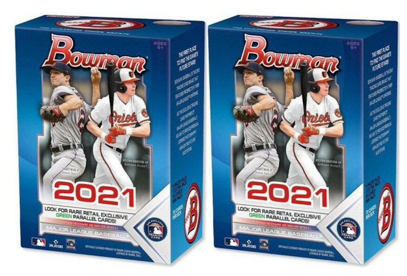 2021 Bowman Baseball Blaster Box 2x Lot