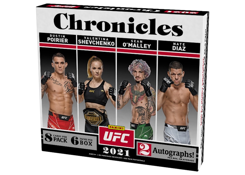 2021 Panini Chronicles UFC Hobby Box