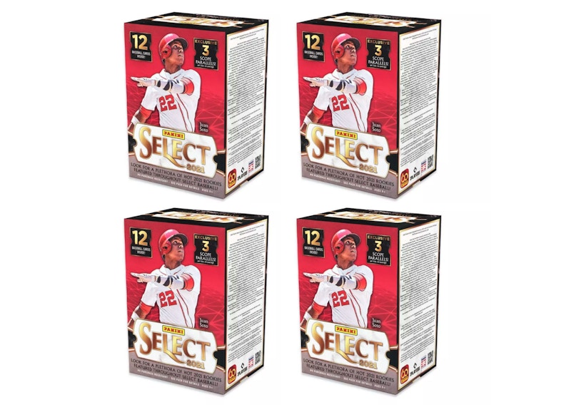 2021 Panini Select Baseball Blaster Box 4x Lot