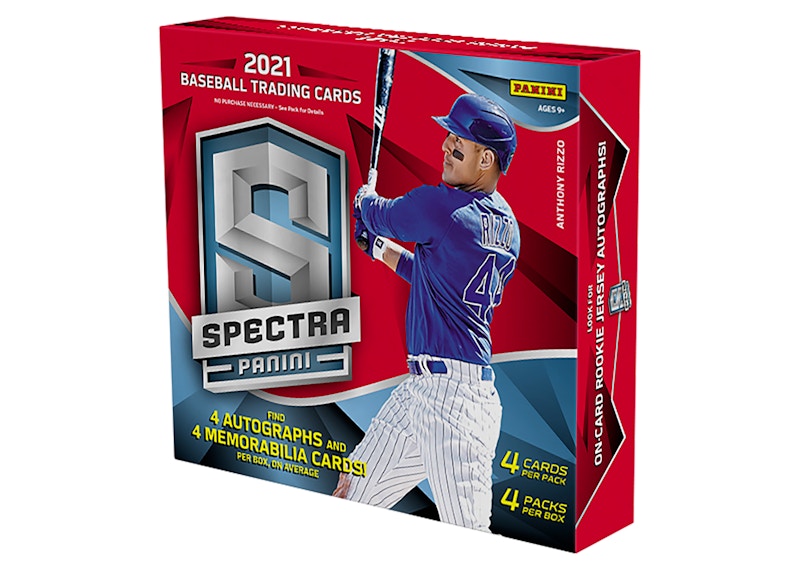2021 Panini Spectra Baseball Hobby Box