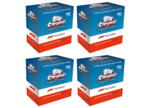2021 Topps Chrome Sapphire Edition Formula 1 Racing Box 4x Lot