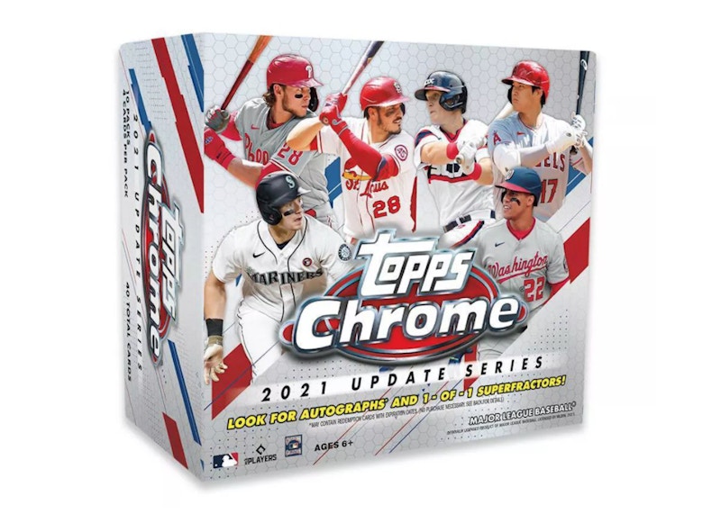 2021 Topps Chrome Update Baseball Mega Box
