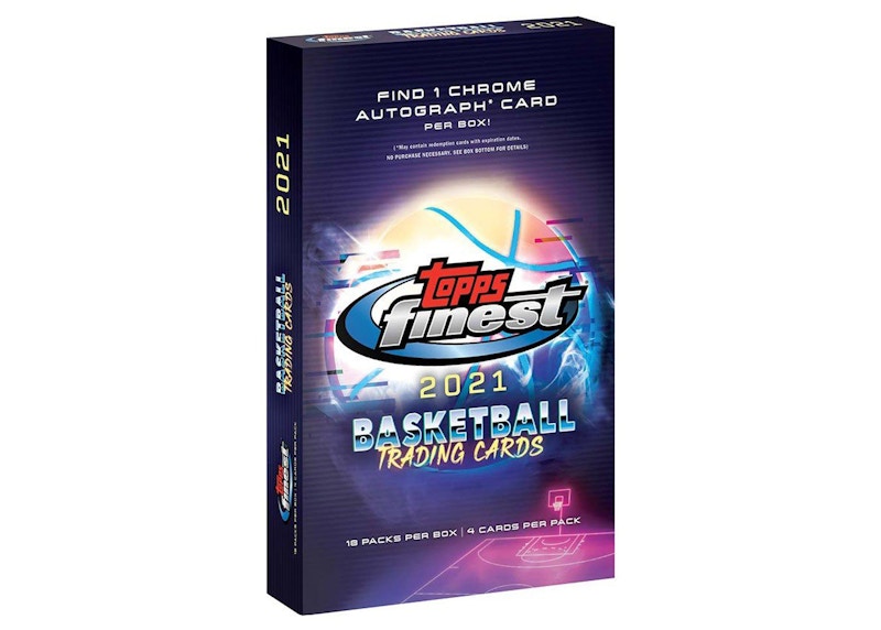 2021 Topps Finest Basketball Hobby Box