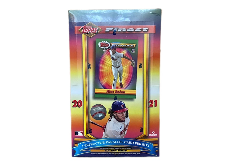 2021 Topps Finest Flashbacks Baseball Hobby Box