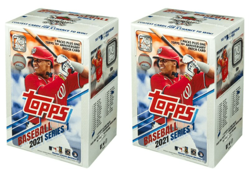 2021 Topps Series 1 Baseball Blaster Box 2x Lot