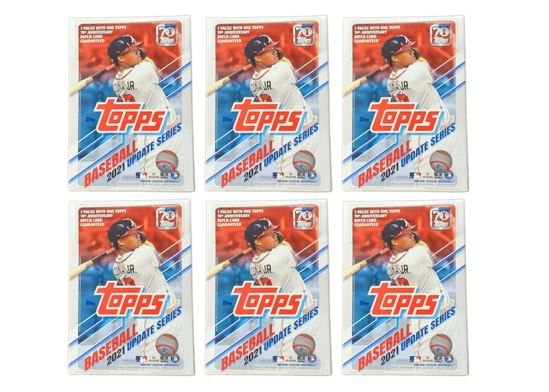 2021 Topps Update Series Baseball Blaster Box 6x Lot