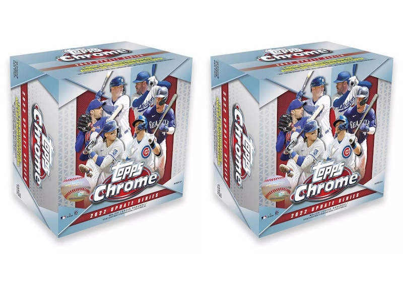 2022 Topps Chrome Update Series Baseball Mega Box 2x Lot