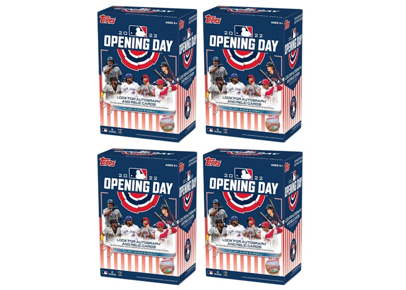 2022 Topps Opening Day Baseball Blaster Box 4x Lot