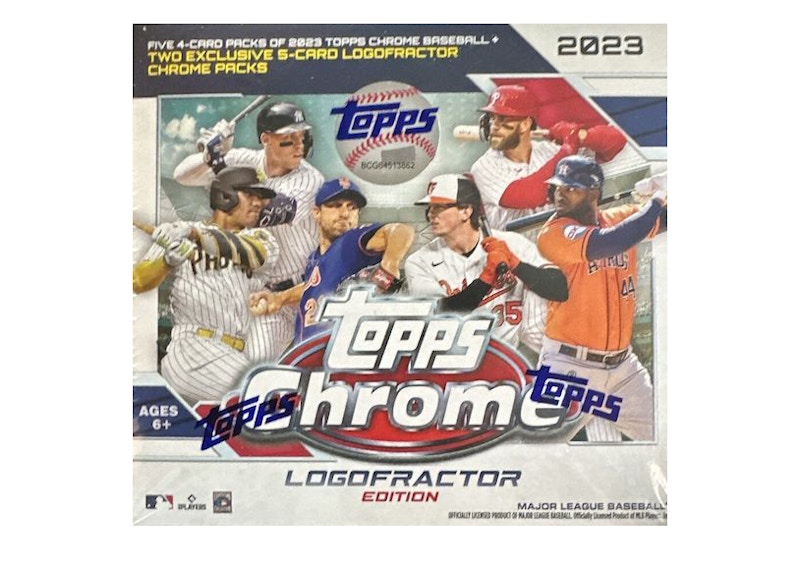 2023 Topps Chrome Logofractor Edition Baseball Mega Box