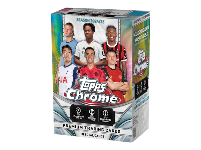 2024-25 Topps Chrome UEFA Club Competitions Value Box