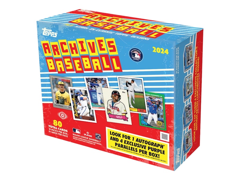 2024 Topps Archives Baseball Collector Box