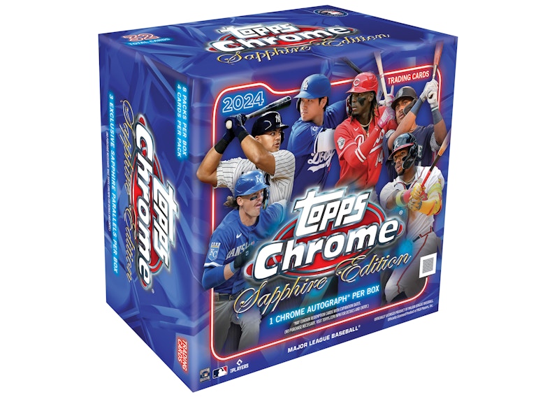 2024 Topps Chrome Sapphire Baseball Hobby Box