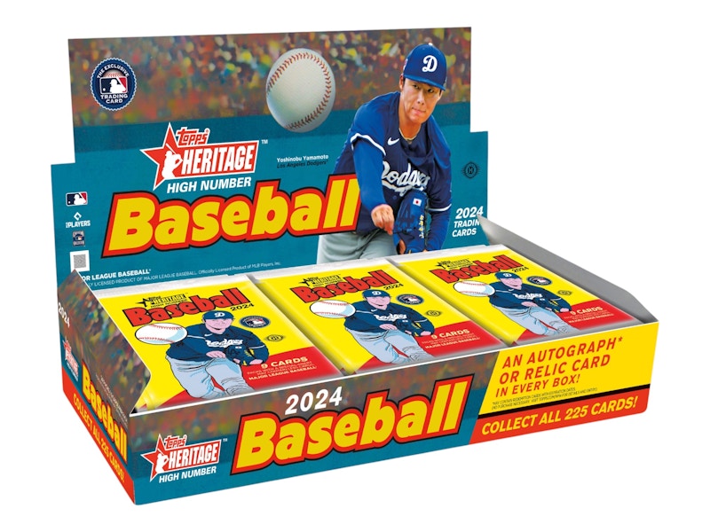 2024 Topps Heritage High Number Baseball Hobby Box