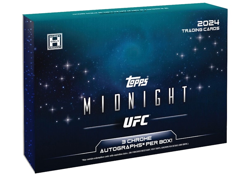 2024 Topps Midnight UFC Hobby Box