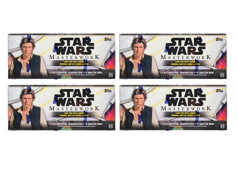 2024 Topps Star Wars Masterwork Hobby Box 4x Lot