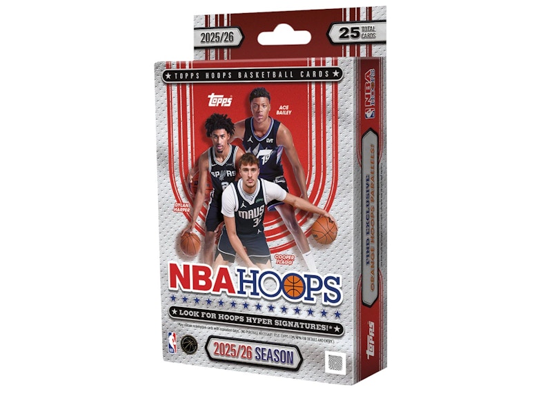 2025-2026 Topps Hoops Basketball Hanger Box