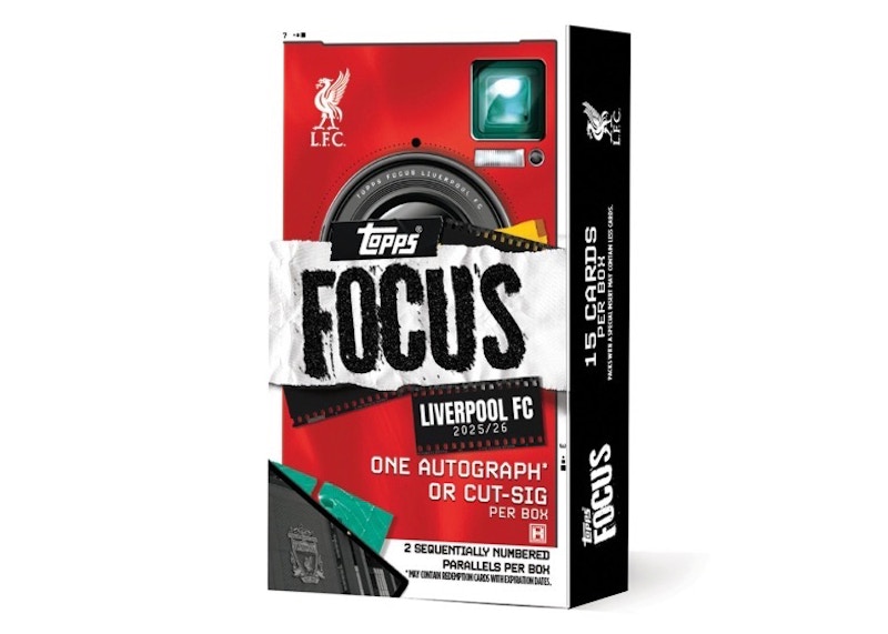 2025-26 Topps Focus Liverpool LFC Hobby Box