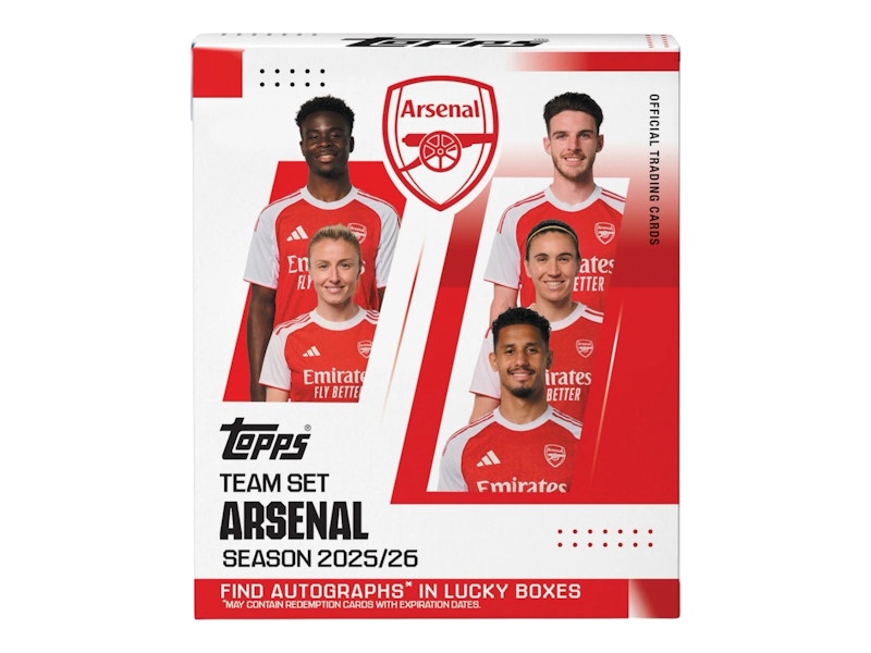 2025/26 Topps Team Set Arsenal Hobby Box