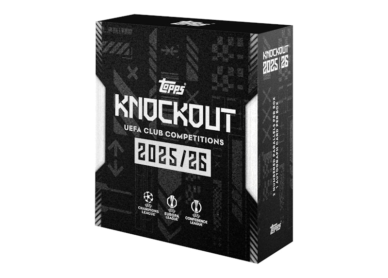2025/26 Topps UEFA Club Competitions Knockout Hobby Box