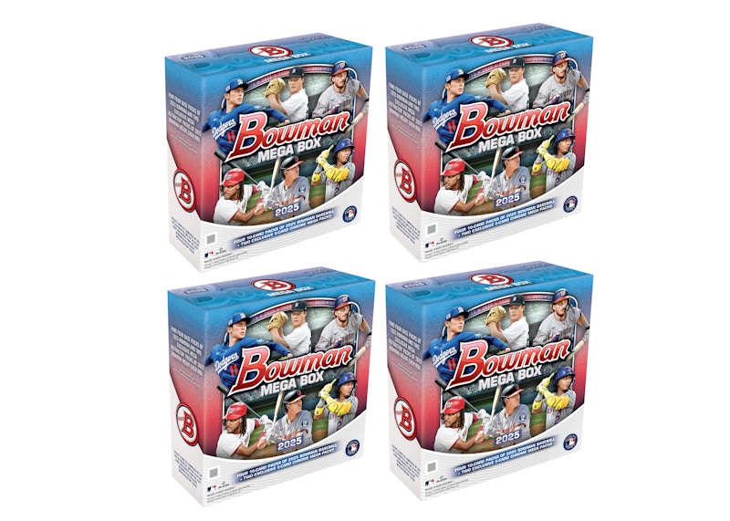 2025 Bowman Baseball Mega Box 4x Lot