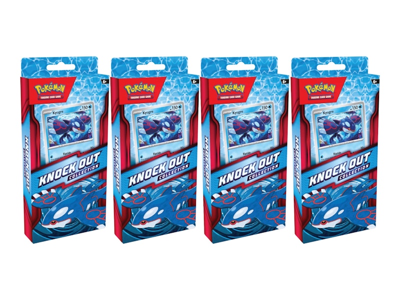 2025 Pokémon Mega Evolution Kyogre Knock Out Collection 4x Lot